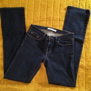 J Brand Straight Leg Mid Rise Jeans Size 28